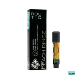 Boutiq Carts Peach Ringz - Live Resin Cartridge 1-Gram (hybrid)